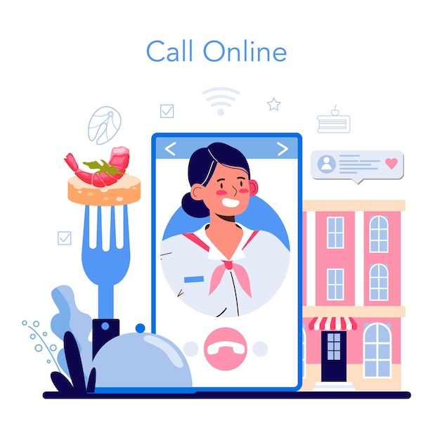 Contact and support illustration